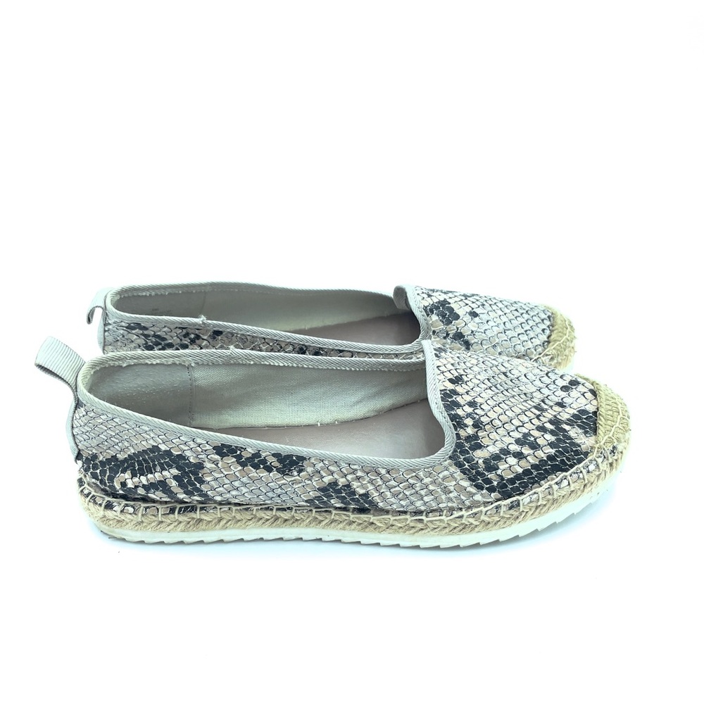 Nine West Snake Skin Espadrilles Size 8